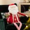 Glitzhome® 60"H Christmas Oversized Fabric Santa With Dangle Legs